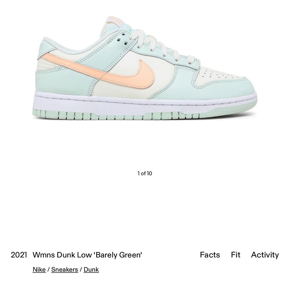 Nike Barely Green Dunks